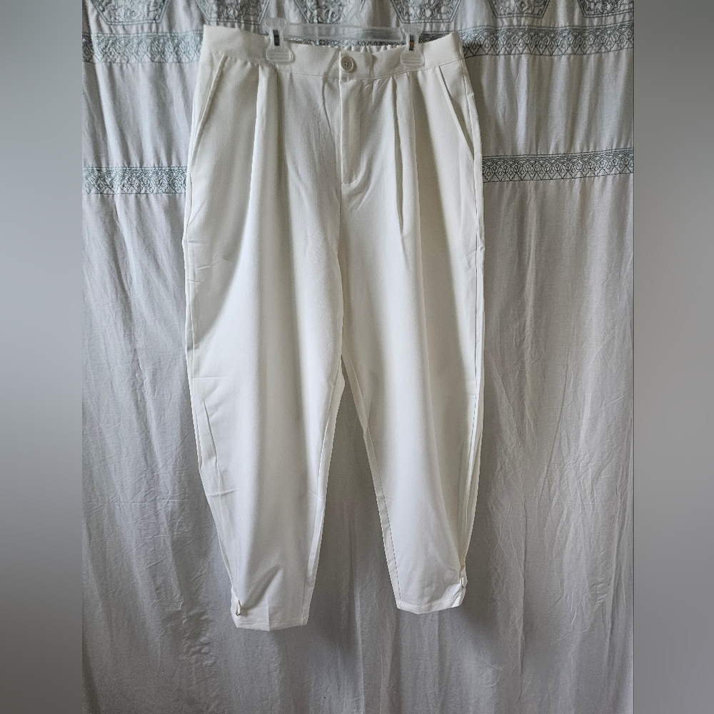 Ladies White Dress Pants New Without Tags XL